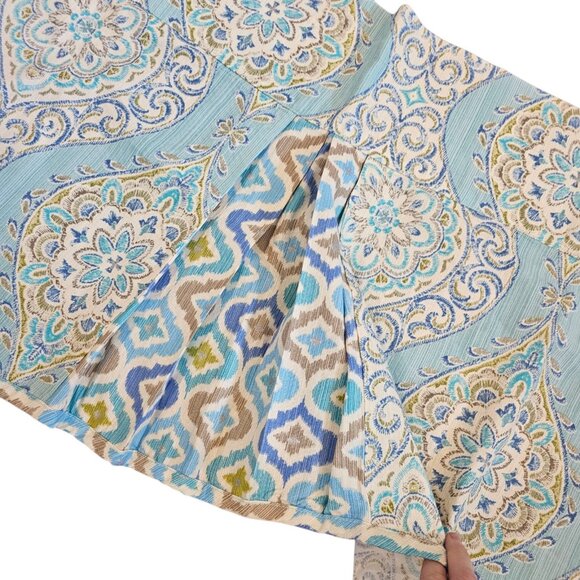 2 Waverly Home Classics Moonlit Medallion Celestial Valances Multicolored Blue - Picture 2 of 8